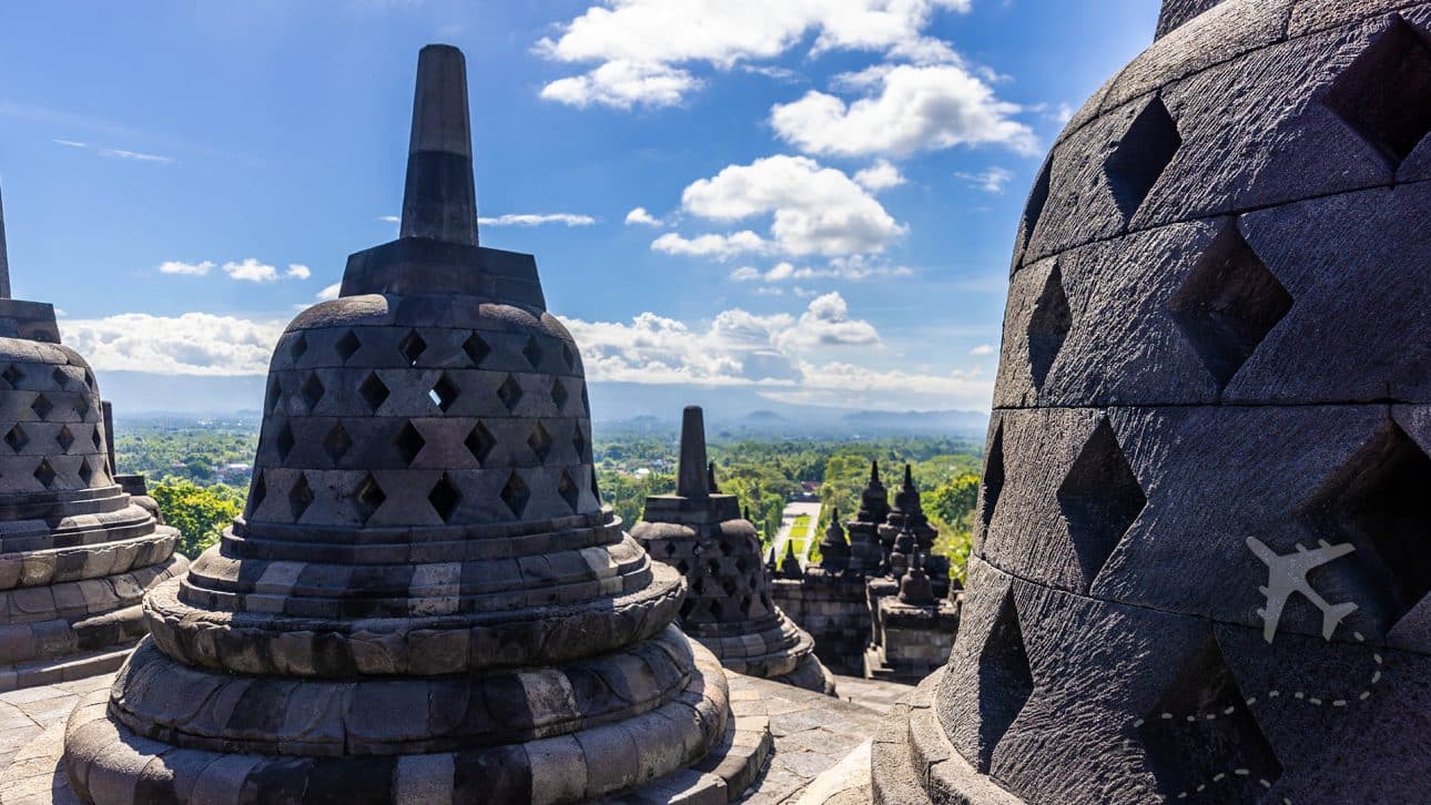 Prambanan temple in Indonesia