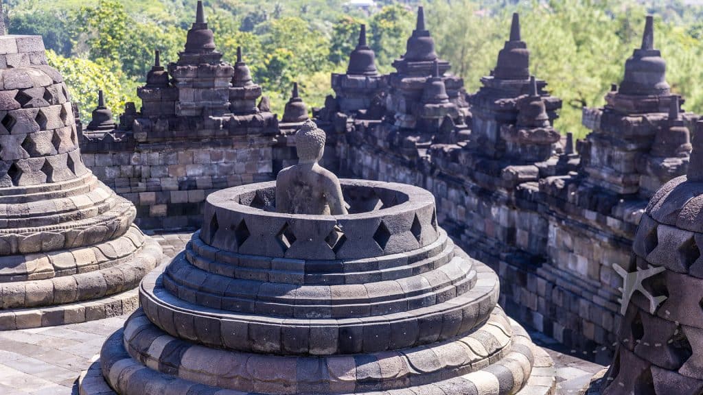 Prambanan temple in Indonesia