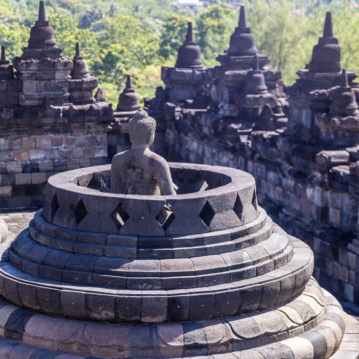 Prambanan temple in Indonesia