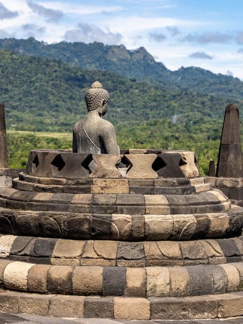 Prambanan temple in Indonesia