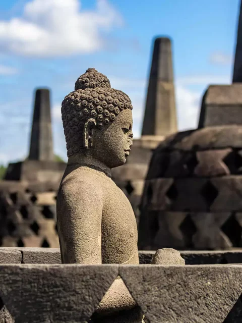 Prambanan temple in Indonesia