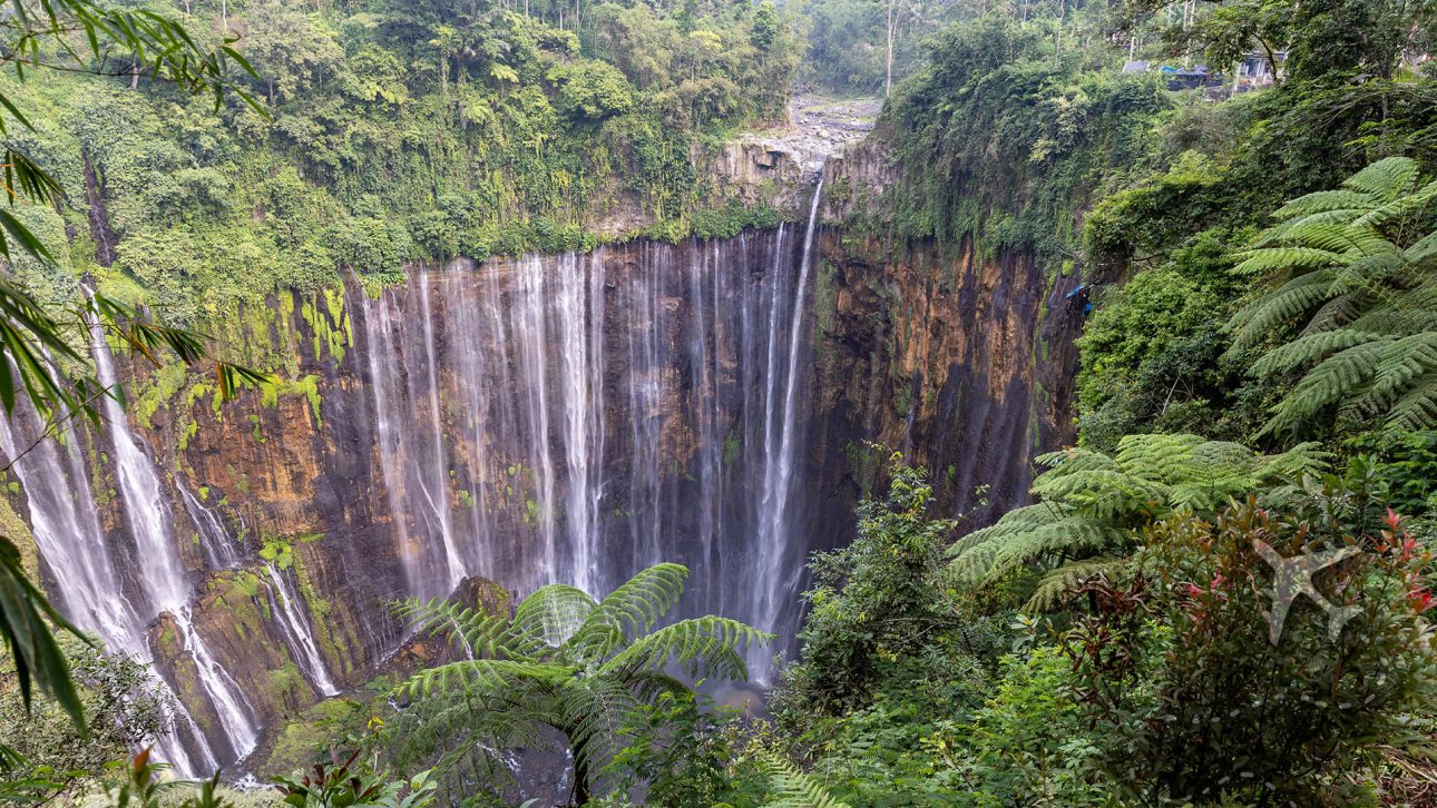 Tumpak Sewu from the upper viewpoint